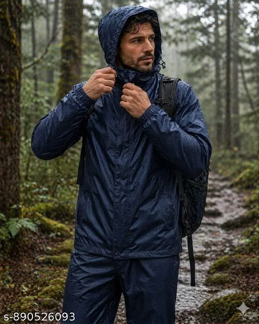 Fancy Men Raincoats Fully Water Proff ( blue)
